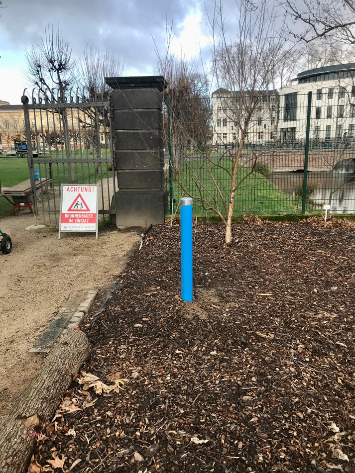 Botanischer Garten Baustelle